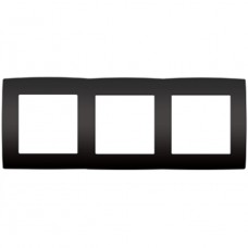 Πλαίσιο 3 Θέσεων Ανθρακί City 193661